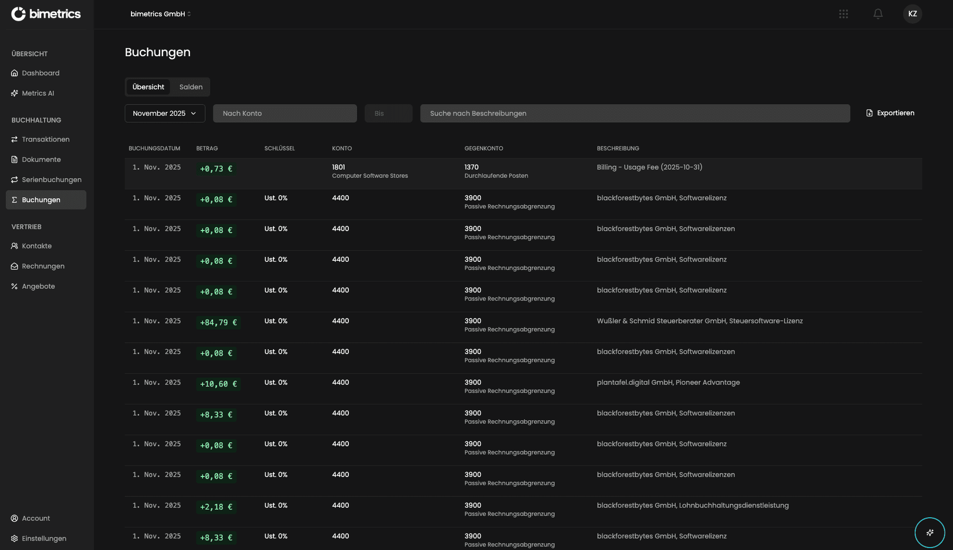 bimetrics als Finmatics Alternative