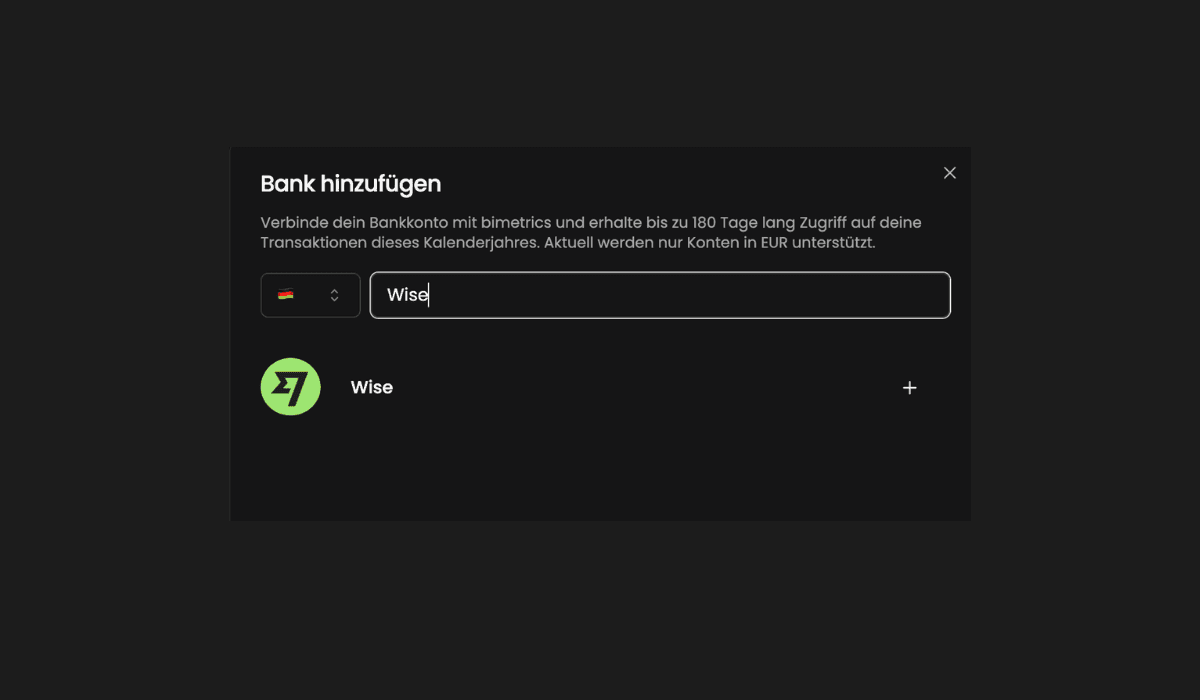 bimetrics Dokumente und Buchhaltung